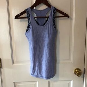 Lilac Lululemon Workout Tank w Built in Bra